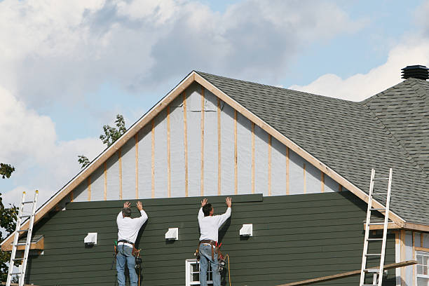Professional Emergency Siding Repair technician working in Pilot Mountain, NC